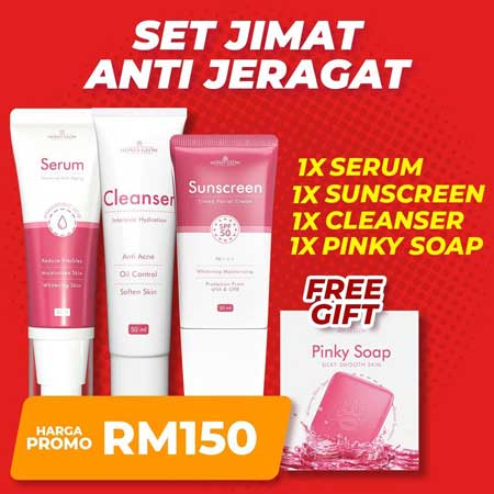 poster-serum-cleanser-sunscreen-free-soap